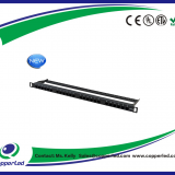 UTP 0.5u Cat.6A Patch Panel 24Port With Back Bar
