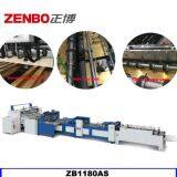 ZB1180AS Sheet-feeding Bag Tube Forming Machine with Top Folding