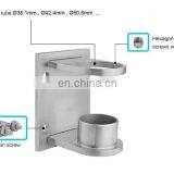 Wall Mounted Handrail Bottom Bracket Stainless Steel Hardware Support thumbnail-4