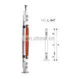 Glass Rail Balustrade Crystal Indoor Standing Handrail Design thumbnail-3