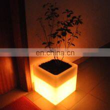 Waterproof Led Illuminate Glowing Flower Pot /outdoor Plastic Flower Vase thumbnail-5