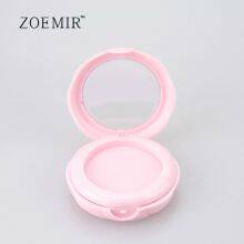 Flower Pink Girl Makeup Cute Plastic Compact Powder Container Packaging