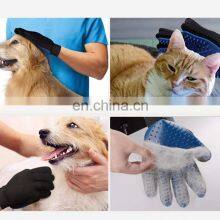 HY Pet Massage Gloves With Enhanced Five Finger Design Adjustable Wrist Strap Guanti Da Animale Cat Glove Brush thumbnail-5