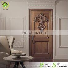 Main Door Wood Carving Design Solid Wood Door With Handle thumbnail-2