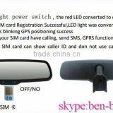 Multi-functional Smart Car Mirror GPS Tracker With Driving Working Mode for Saving Power and GPRS Traffic