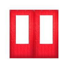 Customized Size Warm Insulated Windproof Keep Warm With Doors Magnetic Fabric Screen Cotton Door Curtain thumbnail-3