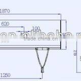 Advanced Aluminium Alloy Hospital Waiting Chair 3 Seater,4 Seater 5 Seater Airport Waiting Area Long Benches H60B-6 thumbnail-2