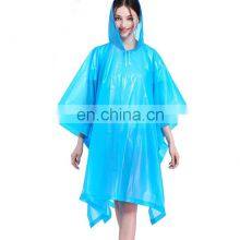 High Quality 100% Waterproof Vinyl PVC Raincoat With Hood