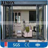 Aluminium Bi-folding Sliding Windows and Doors Exterior Folding Door thumbnail-2