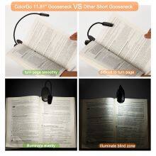 Factory Direct Sales Fast Delivery Rechargeable Book Reading Light Own Patent Led Book Light Clip Portable Reading Light thumbnail-5
