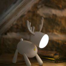 High Quality Cartoon Children's Creative Deer Led Silicone Night Light for Bedroom Kid Home Decoration Christmas Children's Days thumbnail-1