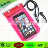 Htot Selling Songkran Pvc Plastic Waterproof Phone Bag With Earphone Jack thumbnail-4