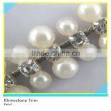 Fancy 888 Crystal Rhinestone Trimming Gold Chain For Garment Dresses Decoration thumbnail-3