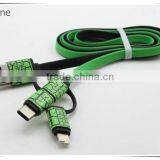 Wholesale Leather 2 in 1 Data Usb a Cable for Tablet pc thumbnail-3