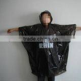 PE Hooded Rain Cape Promotion Rain Poncho thumbnail-1