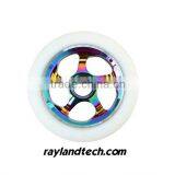 Neo Chrome Finish 110mm Scooter Wheels Factory Promotion