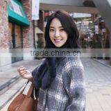 Korea Fashion Plush Plain Lady Fur Scarf Woman Neck Warmer thumbnail-2