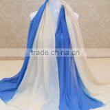 Wholesale Oversized Two-tone Viscose Muslim Arab Head Scarf Quality Choice thumbnail-2