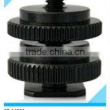 Pro 1/4 Tripod Mount Screw tp Flash Hot Shoe Adapter for Camera and Moniter Camera thumbnail-1