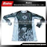 High quality slim fit sublimation lycra rashguard mma