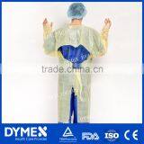 Open Back AAMI Level 3 Thumb up Protective Latex Free Anti Fluid Isolation Gown thumbnail-2