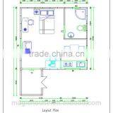 South America Agrement Certificated High Quality Modular House/iso9001 Testing Movable Fast Assemble Kit Prefab House thumbnail-6