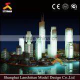 Scale Model Moderm House Buildings With Nice LED Lighing