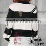 PUNK Moden New Fashion Pull Female Long Cardigan Sweater Crochet Knit M-006 thumbnail-2