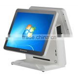 windows dual screen all in one restaurant pos hardware