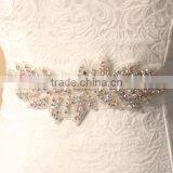 Delicate Shiny Leaf Bridal Veil Waist Chain thumbnail-2