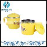 2015 Kids Water Bottle Mugs Cup Double Wall Stainless Promotional