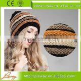 High Quality China Sale Winter Knitted Beanie With Tassel thumbnail-2