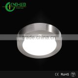 Best sale high Lumen surface mounted led flat panel,6W 12W 18W 24W 40mm thickness round ra>90