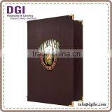 Good Menu Design Ideas Hotel Series Menu Cover/ pu Leather Executive Folder Low Fob Price thumbnail-3