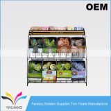 OEM Design Metal Shop Retail Wire Counter Display Rack for Goods Pushing Sale