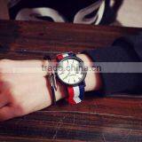 Retro Unisex Watch, Boyfriend Watch, Nylon Watchband, Antique, Brass Watch, Unique Watches, Vintage Style Leather Watch thumbnail-1