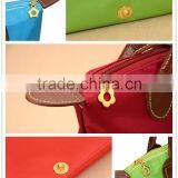 Elegant Dumplings Shape Canvas Candy Color Fashion Women Waterproof Cosmetic Bags thumbnail-5