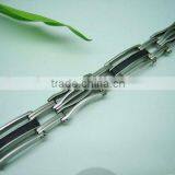 Stainless Steel With Rubber Bracelet RB -063 thumbnail-1