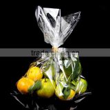 transparent opp cpp fresh fruits/vegetable packaging wicket plain bag