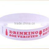 Stretch and Tear Resistant Disposable Paper Tyvek Wristbands Quality Choice thumbnail-4