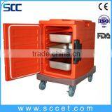 Insulated Warm Cabinet Hot Food Storage Cart Food Mobile Trolley
