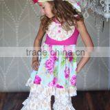 Newest Factory Price Baby Girls Summer Casual Polka Dot Pant Boutique Clothing Sets thumbnail-5