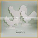 Vivid Image Delicate Process Ceramic Cock Garden Decoration