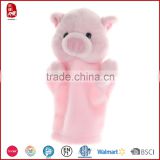 Funny story plush toys cute pig plush hand puppet