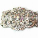 Decorative metal with removable belt buckle