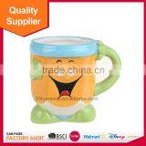 New Desigh Cheap Pencil Shape Cartoon Ceramic Bathroom Set thumbnail-2