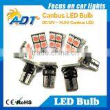 Error Free Canbus 501 T10 W5W 194 4pcs 5050 SMD LED Lighting Bulb Pink Color thumbnail-2