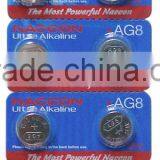 AG8 1.5v 42mAh Alkaline Button Cell Battery Ag3 thumbnail-2