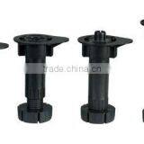 JAL006 black adjustable leg levelers