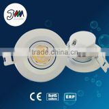 JMLUX 3inch 6W COB LED Ceiling Down Light with white shell housing
